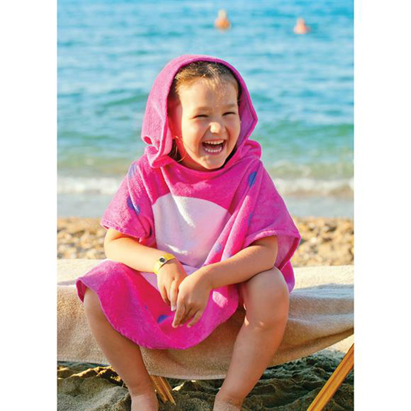 Kid's Hooded Beach Poncho