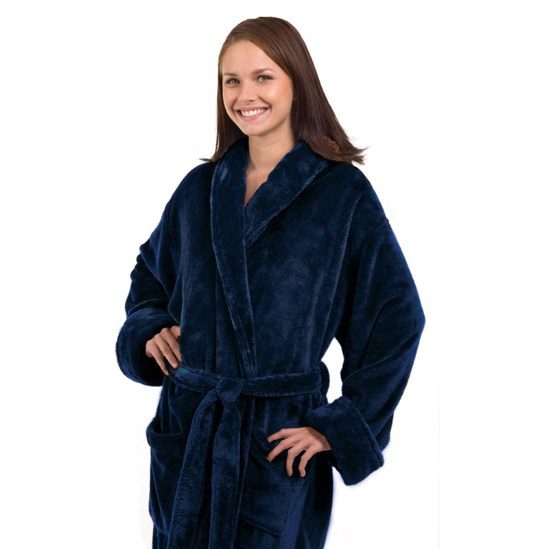 Tahoe Micro Fleece Shawl Collar Robe