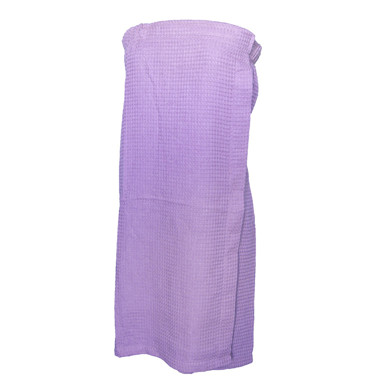 Women's Waffle Weave 29" Spa Towel Wrap (Color Embroidered)