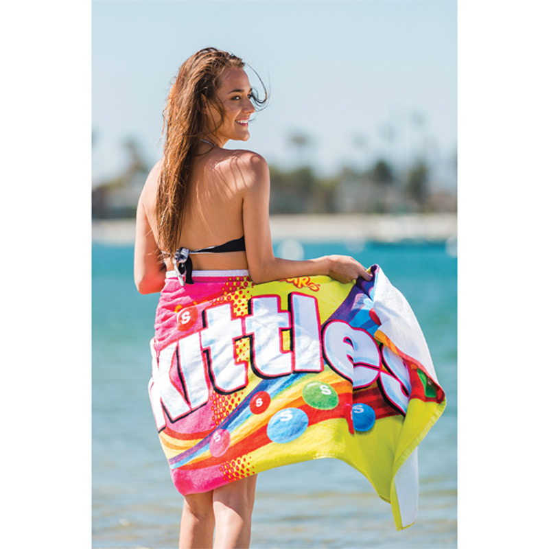Overseas Fiber Reactive Velour Beach Towels (30" x 60", 9 lbs./dozen)